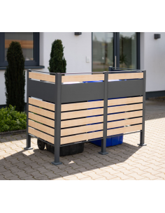 skraldespandsskjuler skraldespandsstativ stativ skjuler skraldespande