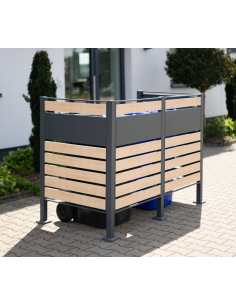 skraldespandsskjuler skraldespandsstativ stativ skjuler skraldespande 2