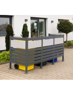 skraldespandsskjuler skraldespandsstativ stativ skjuler skraldespande