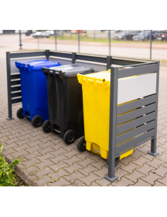 skraldespandsskjuler skraldespandsstativ stativ skjuler skraldespande 2