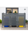 Westmann Planum Skraldespandsstativ i stål H150 x B250 x D90 cm - Antracit