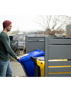 skraldespandsskjuler skraldespandsstativ stativ skjuler skraldespande 2