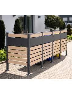 skraldespandsskjuler skraldespandsstativ stativ skjuler skraldespande 2