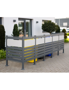 skraldespandsskjuler skraldespandsstativ stativ skjuler skraldespande 2