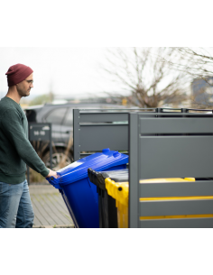 skraldespandsskjuler skraldespandsstativ stativ skjuler skraldespande 2