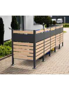 skraldespandsskjuler skraldespandsstativ stativ skjuler skraldespande 2