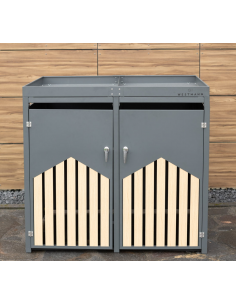 skraldespandsskjuler skraldespandsstativ stativ skjuler skraldespande