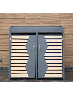 skraldespandsskjuler skraldespandsstativ stativ skjuler skraldespande