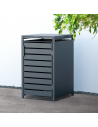 Westmann Kubus Skraldespandsskjuler i stål H116 x B68 x D80 cm - Antracit