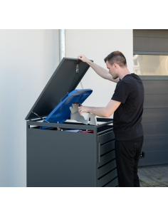 skraldespandsskjuler skraldespandsstativ stativ skjuler skraldespande 2