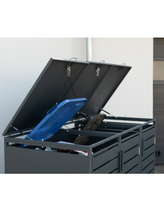 skraldespandsskjuler skraldespandsstativ stativ skjuler skraldespande 2