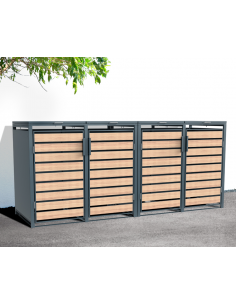 skraldespandsskjuler skraldespandsstativ stativ skjuler skraldespande 2