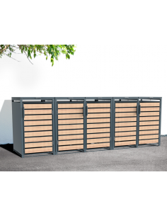 skraldespandsskjuler skraldespandsstativ stativ skjuler skraldespande 2