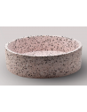 EOS Bordmonteret rund håndvask i terrazzo Ø38,2 cm - Pink terrazzo