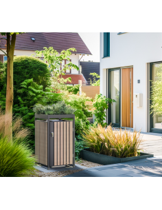 skraldespandsskjuler skraldespandsstativ stativ skjuler skraldespande 2