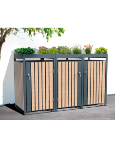 skraldespandsskjuler skraldespandsstativ stativ skjuler skraldespande