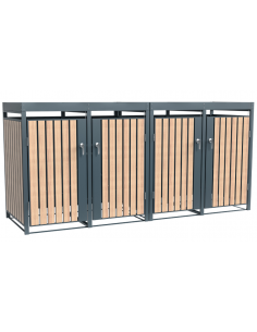 skraldespandsskjuler skraldespandsstativ stativ skjuler skraldespande 2