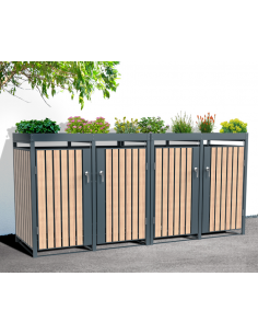 skraldespandsskjuler skraldespandsstativ stativ skjuler skraldespande