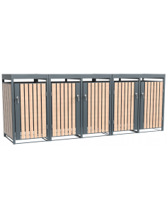 skraldespandsskjuler skraldespandsstativ stativ skjuler skraldespande 2