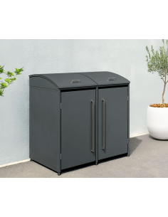 skraldespandsskjuler skraldespandsstativ stativ skjuler skraldespande 2