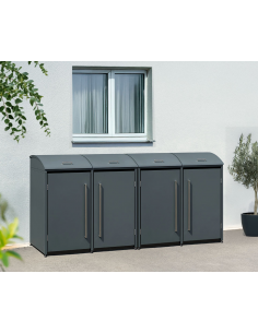 skraldespandsskjuler skraldespandsstativ stativ skjuler skraldespande 2