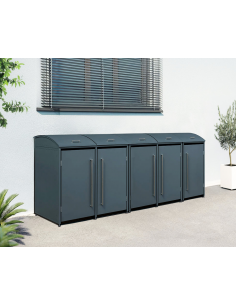 skraldespandsskjuler skraldespandsstativ stativ skjuler skraldespande 2