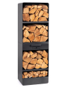 CookKing Vento Brændereol i stål H120 x B40 x D30 cm - Sort
