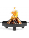 CookKing Tunis Bålfad i stål H20 x Ø60/70 cm - Sort