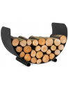CookKing Turyn Brændeholder i stål H45 x B70 x D36 cm - Sort