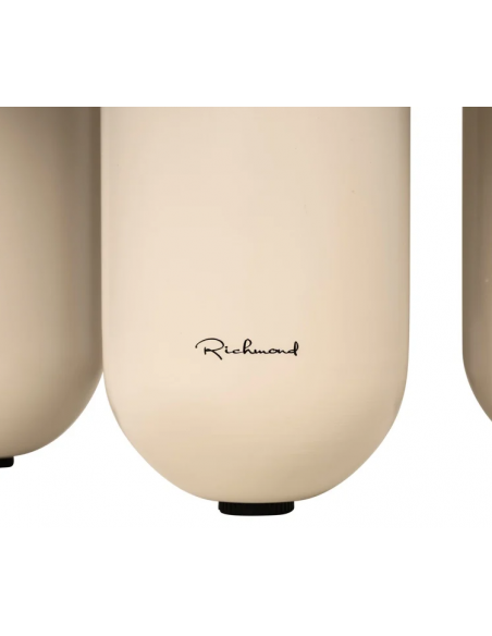Rundt sofabord beige 80