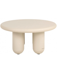 Rundt sofabord beige 80 2