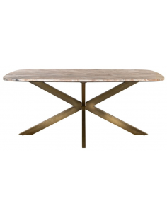 ovalt spisebord marmor 2