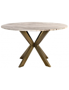 rundt spisebord marmor 140 2