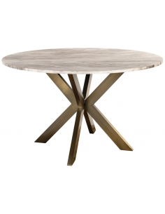 rundt spisebord marmor 140