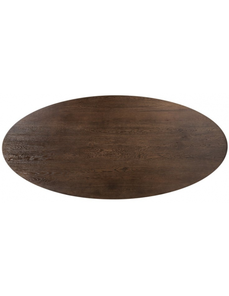 ovalt spisebord eg egetræ 300
