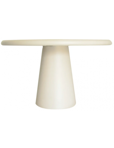 rundt spisebord 130 beige