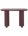 SUNNY Konsolbord i MDF og fiberglas 120 x 35 cm - Blank bordeaux