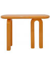 RASCAL Konsolbord i MDF og fiberglas 120 x 35 cm - Blank orange