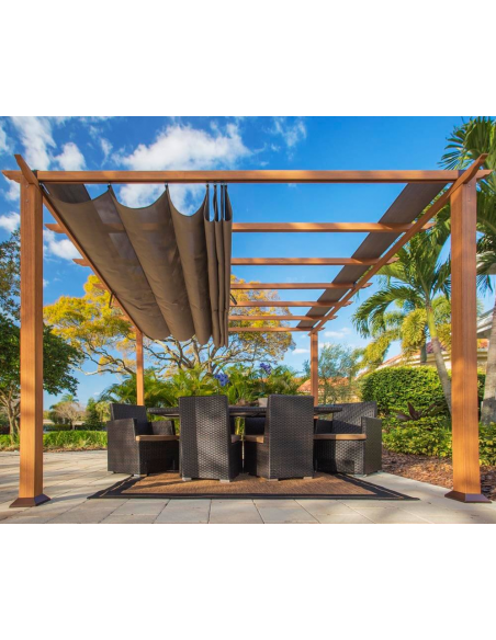 pergola træ pavillon havepavillon pavillion terrasseoverdækning terrasse overdækning