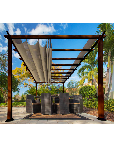 pergola træ pavillon havepavillon pavillion terrasseoverdækning terrasse overdækning