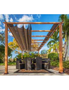 pergola træ pavillon havepavillon pavillion terrasseoverdækning terrasse overdækning