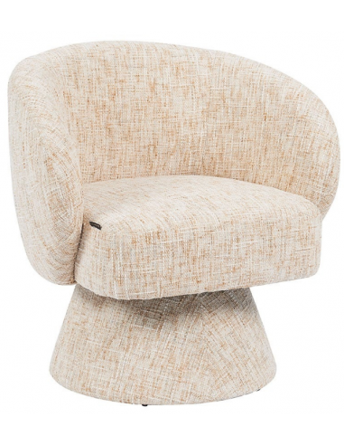 lænestol loungestol stof drejefod drejefunktion beige