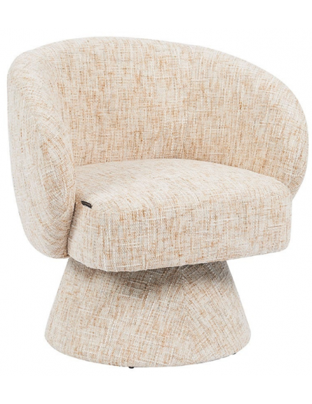 lænestol loungestol stof drejefod drejefunktion beige