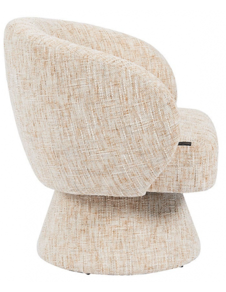 lænestol loungestol stof drejefod drejefunktion beige
