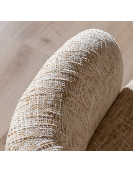 lænestol loungestol stof drejefod drejefunktion beige