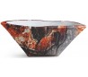 Terra håndvask i keramik 54 x 46 cm - Lava marmor