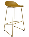 ERICA Barstol i metal og polycarbonat H89 cm - Gul