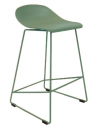 ERICA Barstol i metal og polycarbonat H79 cm - Grøn