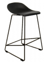 ERICA Barstol i metal og polycarbonat H79 cm - Sort