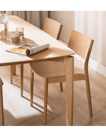 spisebordsstol spisestol restaurantmøbler restaurantindretning cafeindretning træ skandinavisk egetræ